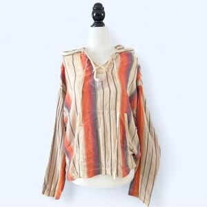 Emote Y2K Women’s Boho Bohemian Hippie Cotton Coachella Hoodie Sweater XS